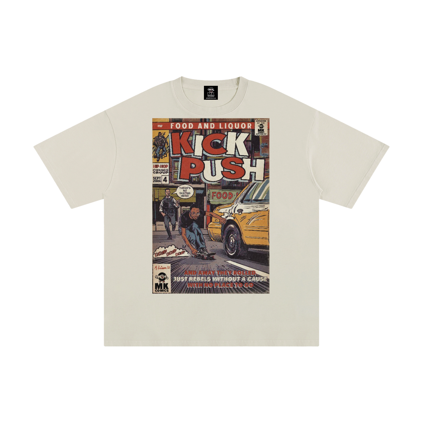 Kick, Push - Unisex Pure Cotton T-Shirt