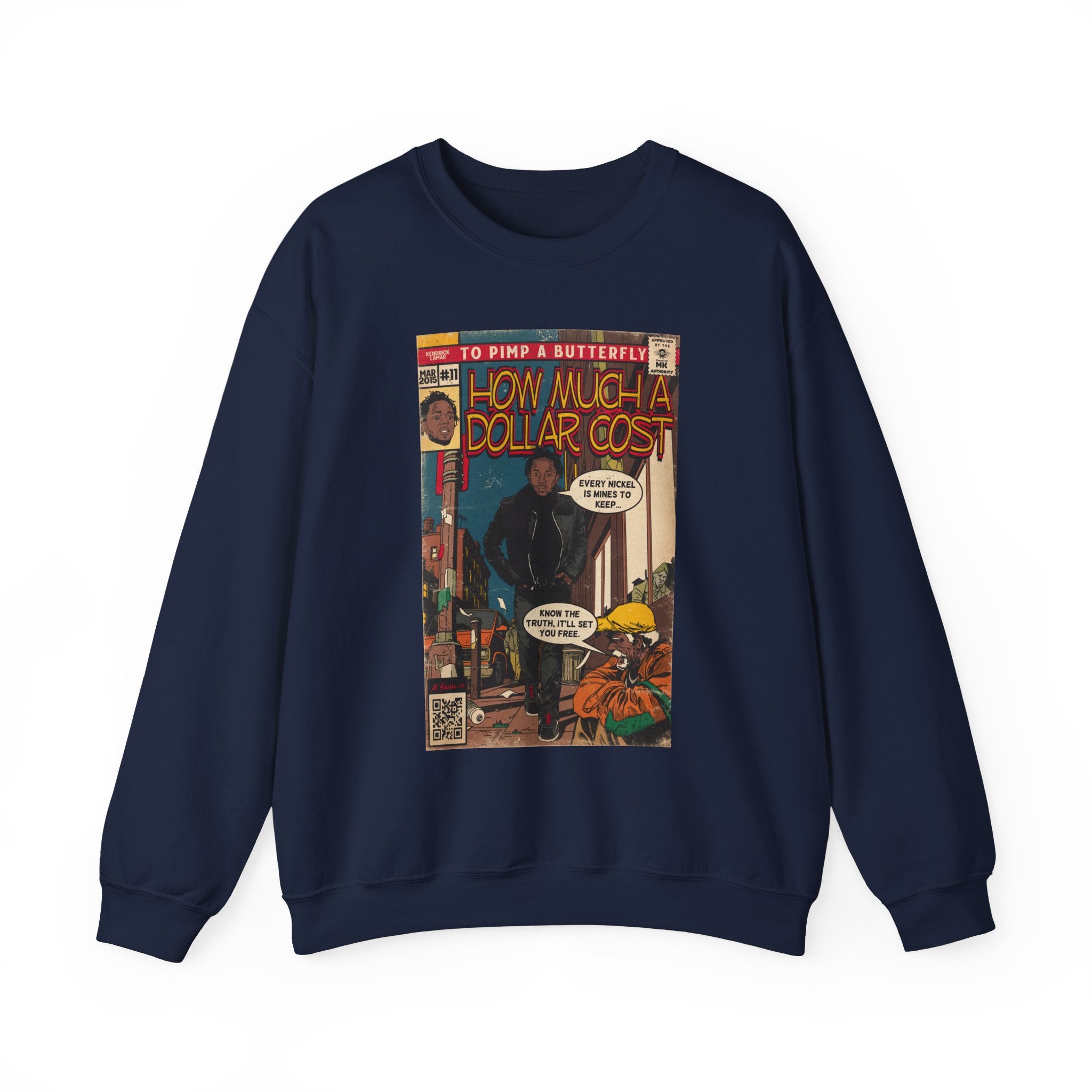 How Much A Dollar Cost- Unisex Heavy Blend™ Crewneck Sweatshirt