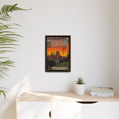 God Does Like Ugly - Matte Canvas, Framed (Multi-color)