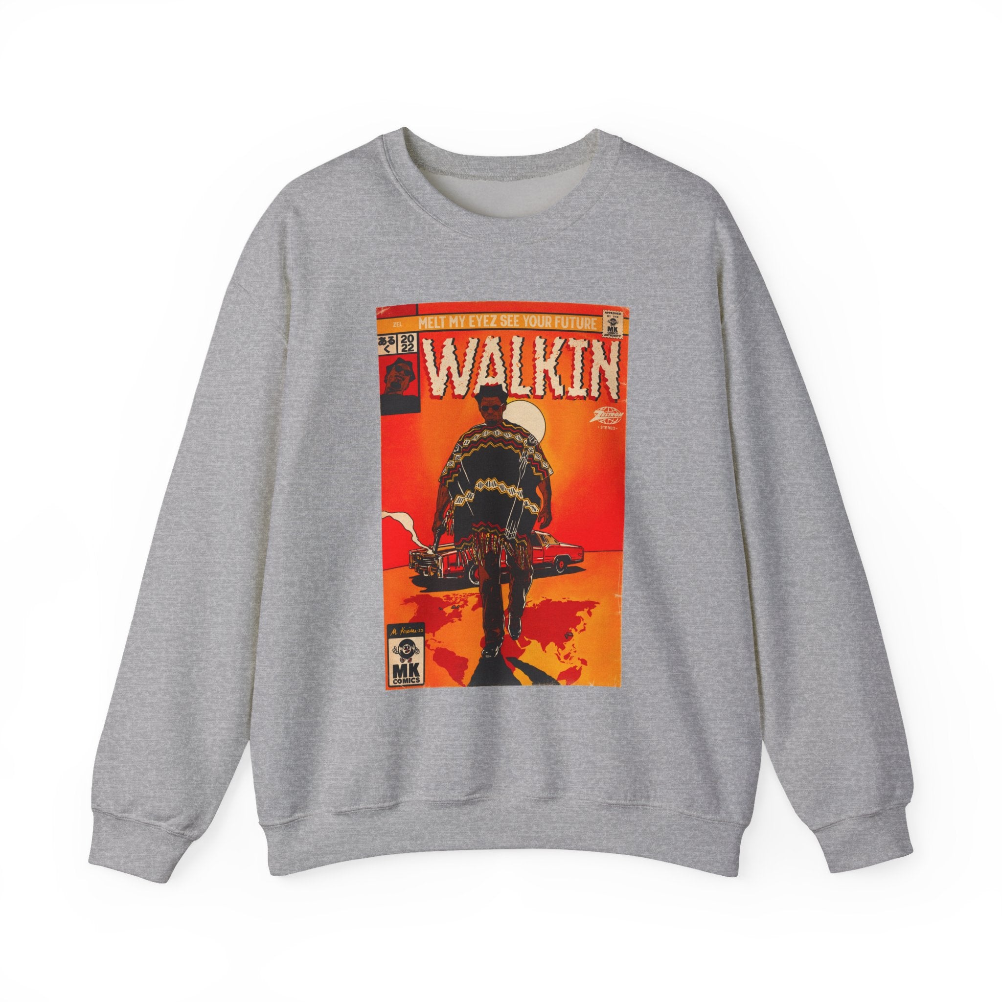 Walkin - Unisex Heavy Blend™ Crewneck Sweatshirt