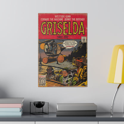 Griselda - Comic Book Art - Matte Canvas, Stretched, 0.75"