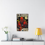 Mama Said Knock You Out – Matte vertikale Poster