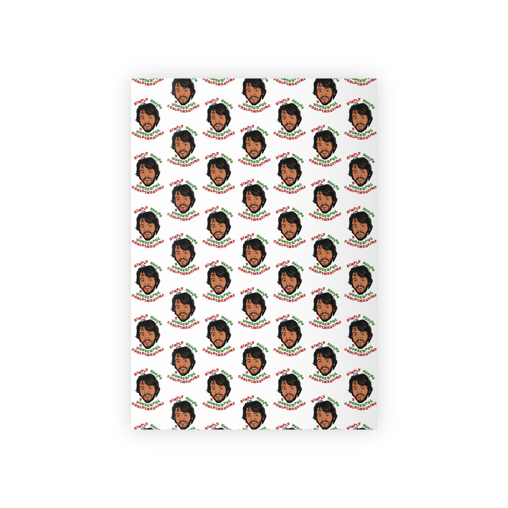 Paul - Wonderful Christmastime- Christmas- Gift Wrapping Paper Rolls, 1pc