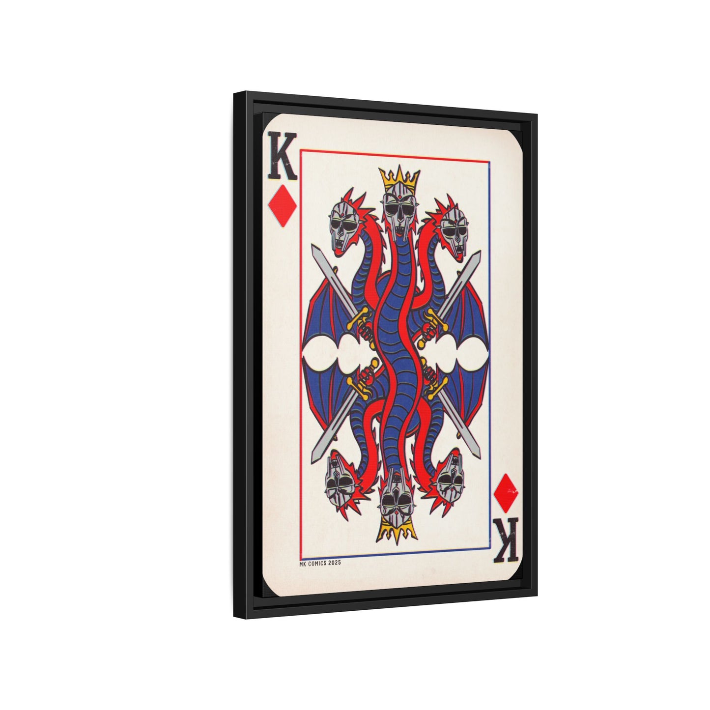 King Geedorah - Matte Canvas, Framed (Multi-color)