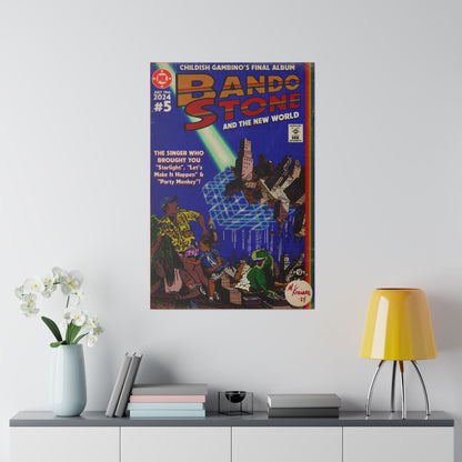 Bando Stone  - Matte Canvas, Stretched, 0.75"