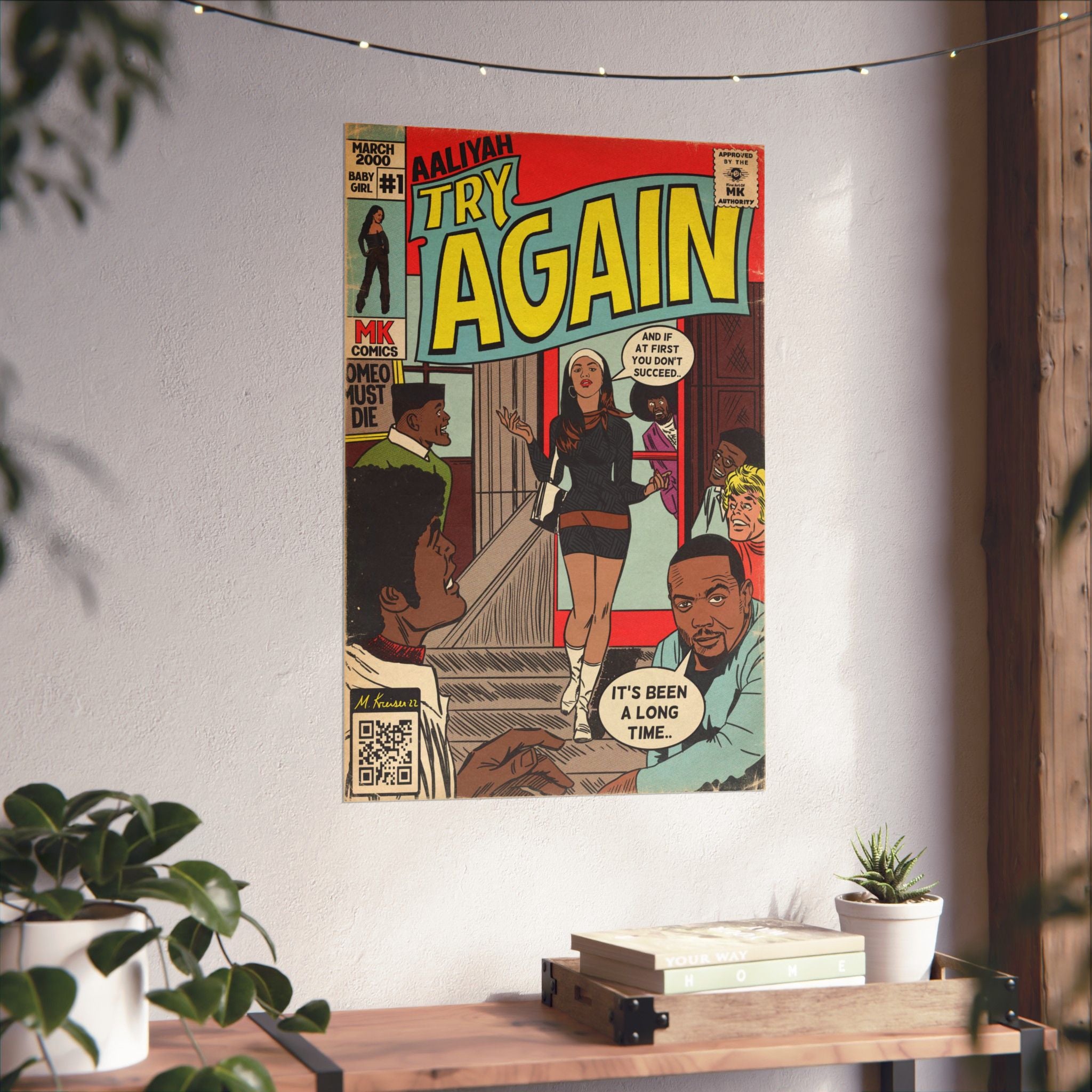 Try Again - Matte Vertical Posters