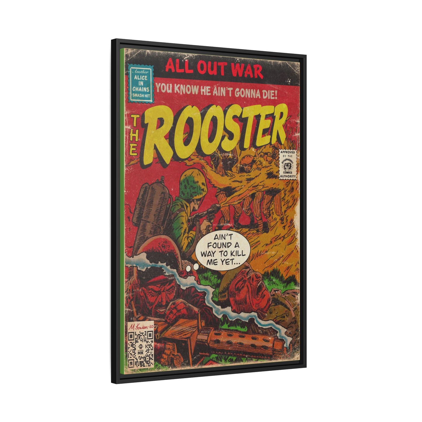 Alice In Chains - Rooster - Gallery Canvas Wraps, Vertical Frame