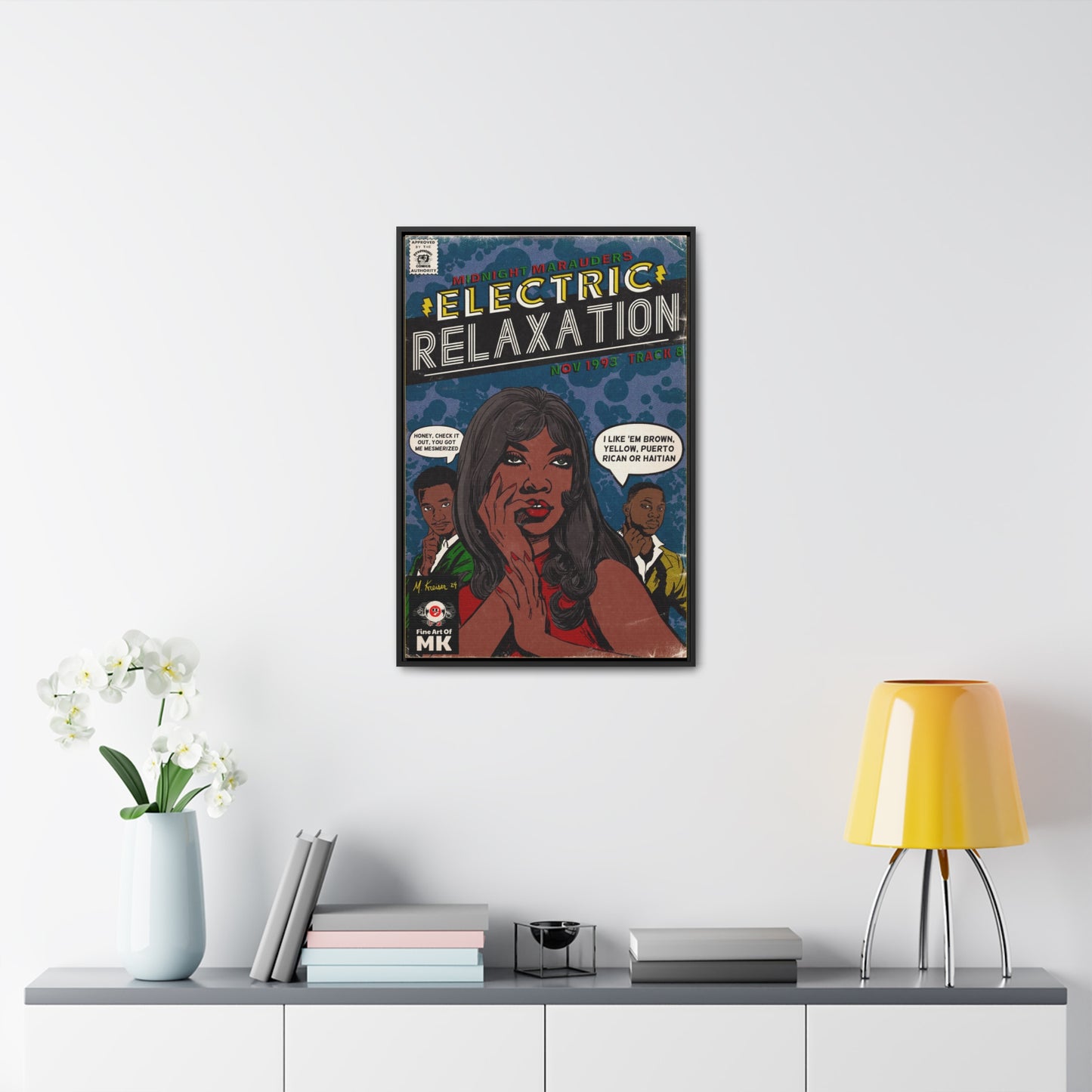 A Tribe Called Quest - Electric Relaxation- Gallery Canvas Wraps, Vertical Frame