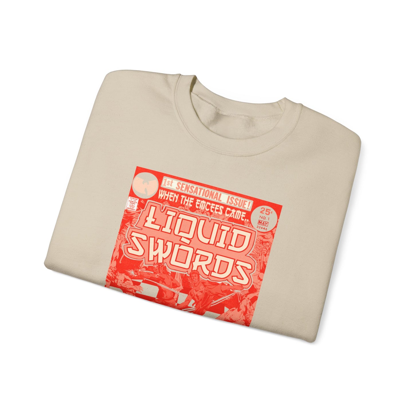 GZA - Liquid Swords - RED VARIANT - Unisex Heavy Blend™ Crewneck Sweatshirt