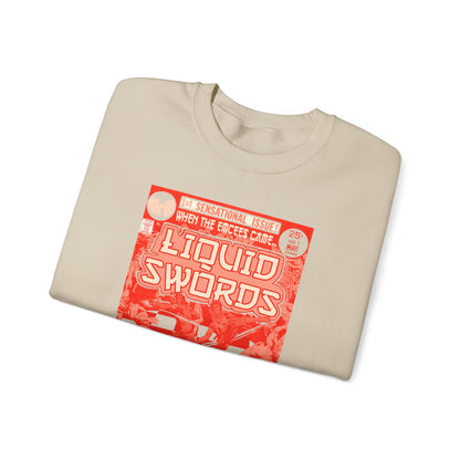GZA - Liquid Swords - RED VARIANT - Unisex Heavy Blend™ Crewneck Sweatshirt
