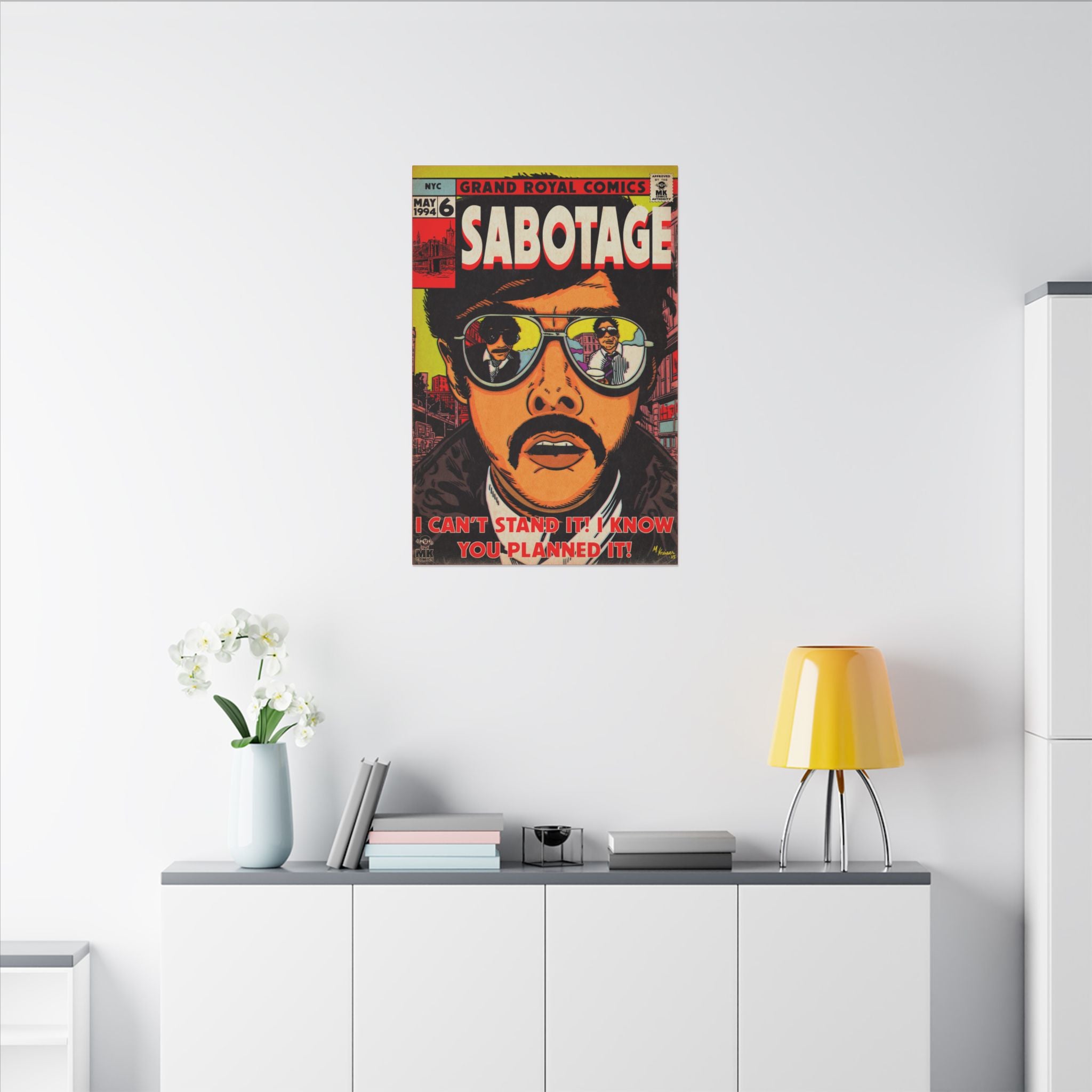 Sabotage - Matte Canvas, Stretched, 0.75" (Multi-Size)