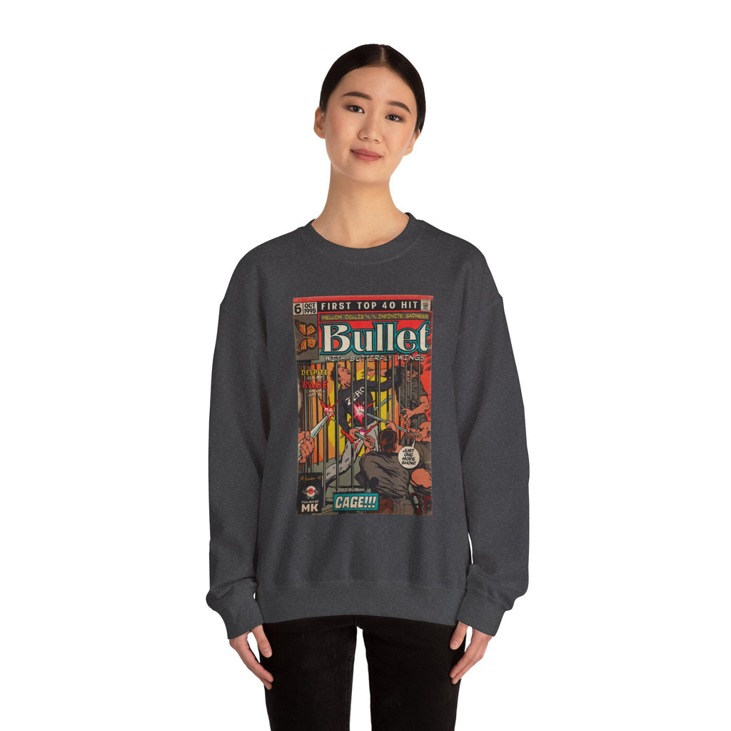 Bullet With Butterfly Wings - Unisex Heavy Blend™ Crewneck Sweatshirt