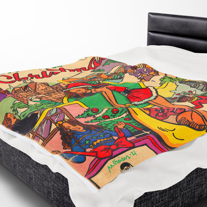 All I Want for Christmas... - Velveteen Plush Blanket