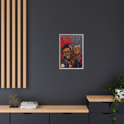 Kendrick Lamar - The Pop Out  - Gallery Canvas Wraps, Vertical Frame