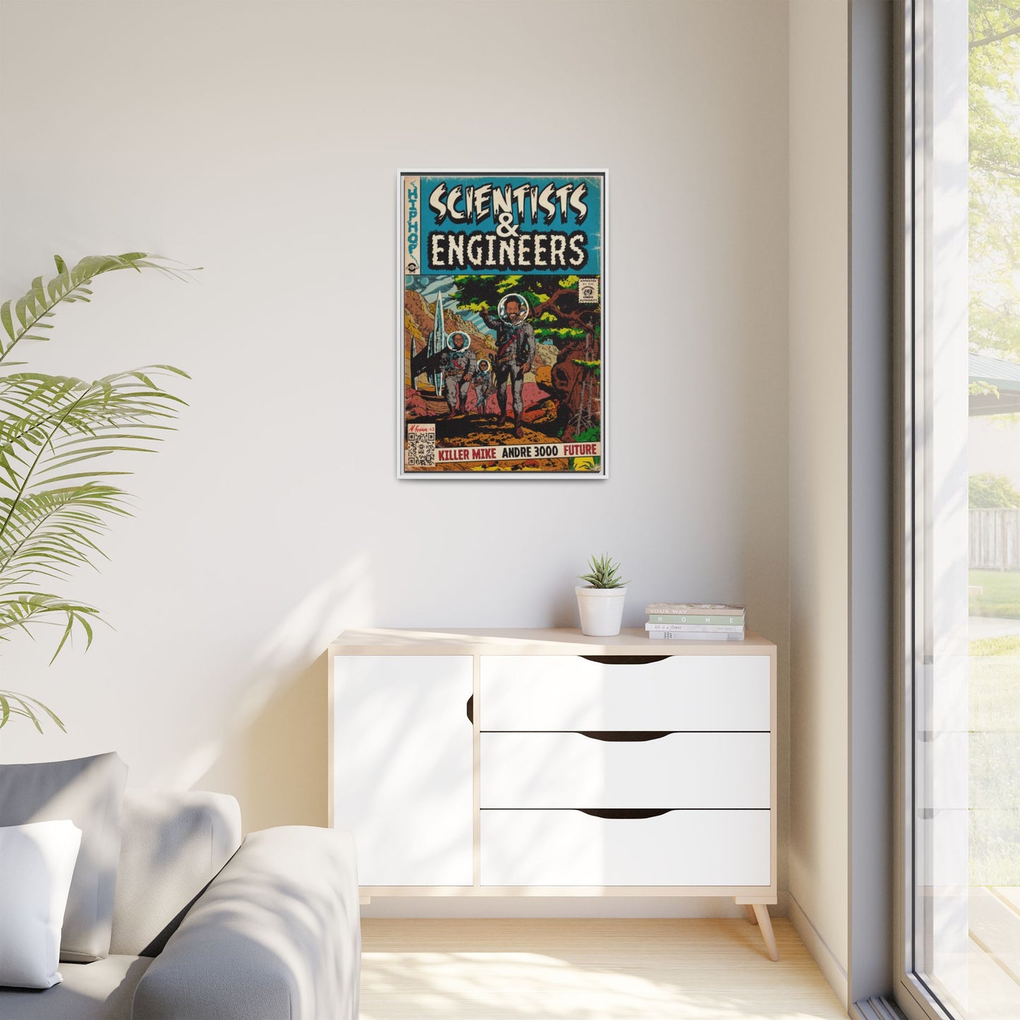 Killer Mike - Scientists & Engineers - Andre 3000 - Future - Gallery Canvas Wraps, Vertical Frame