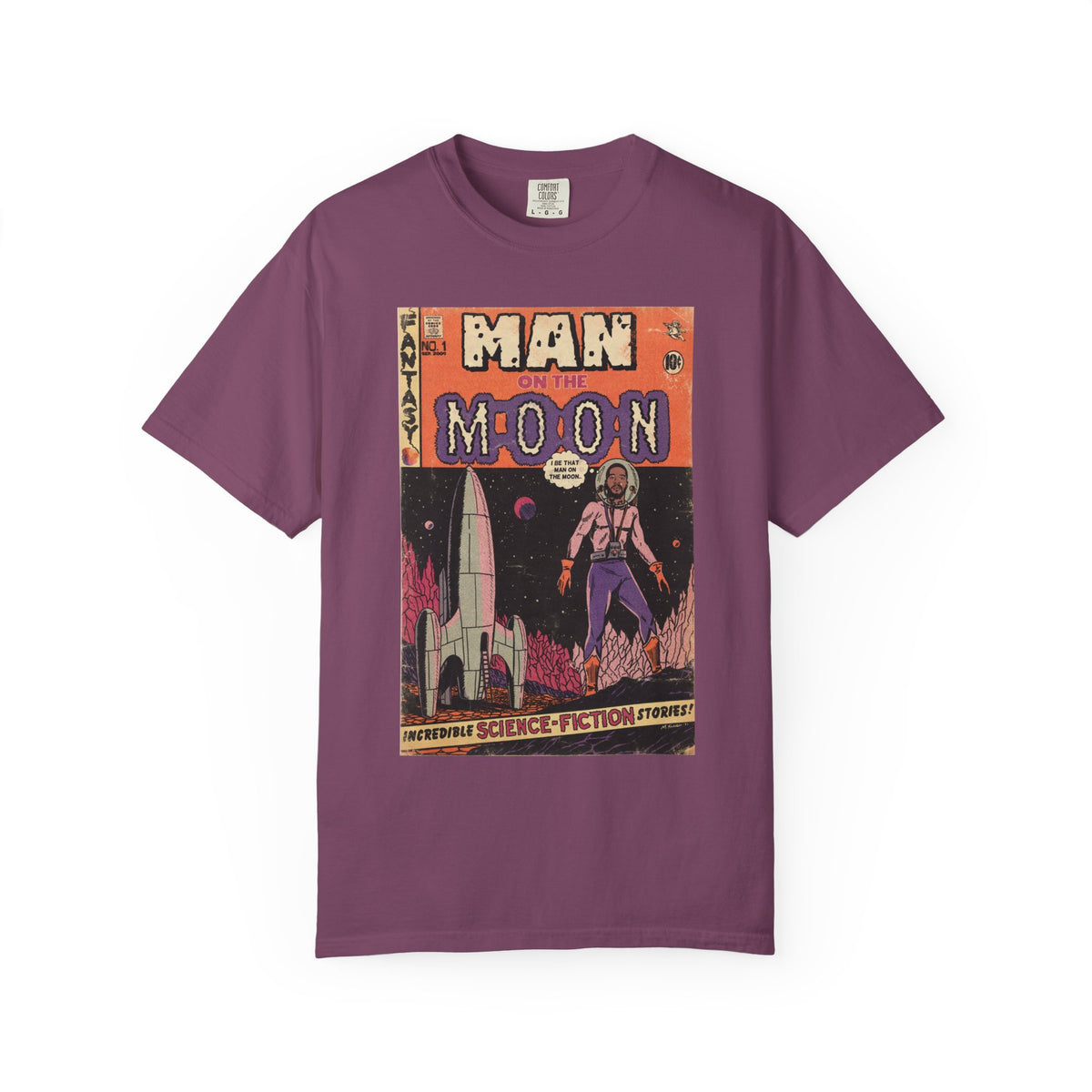 Man on the Moon - Unisex Comfort Colors T-shirt