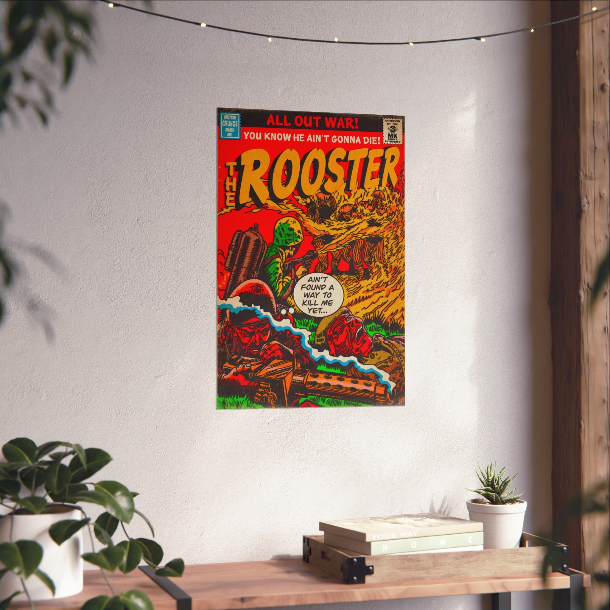 Rooster - Matte Vertical Posters – Fine Art Of MK