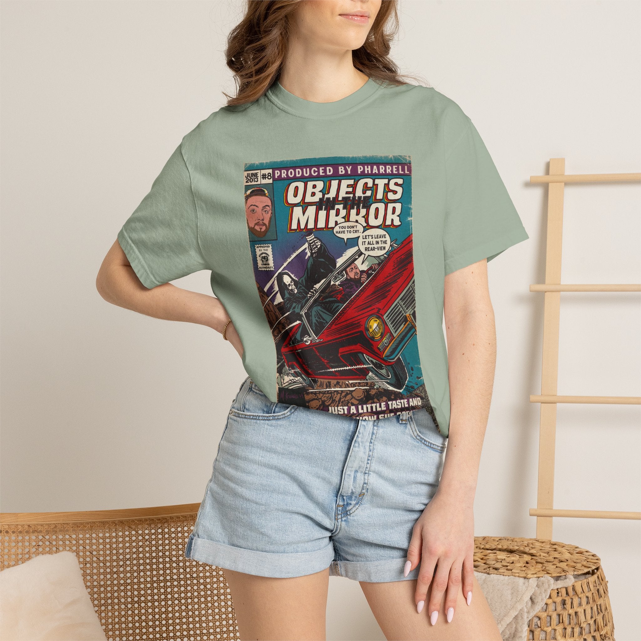 Objects in the Mirror - Unisex Comfort Colors T-shirt
