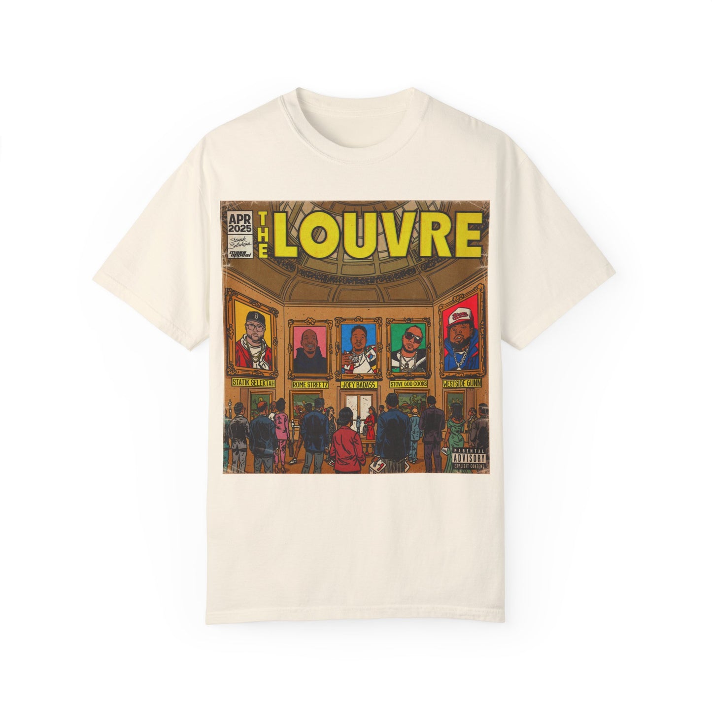 The Louvre - Statik Selektah & MK Collab - Unisex Comfort Colors T-shirt