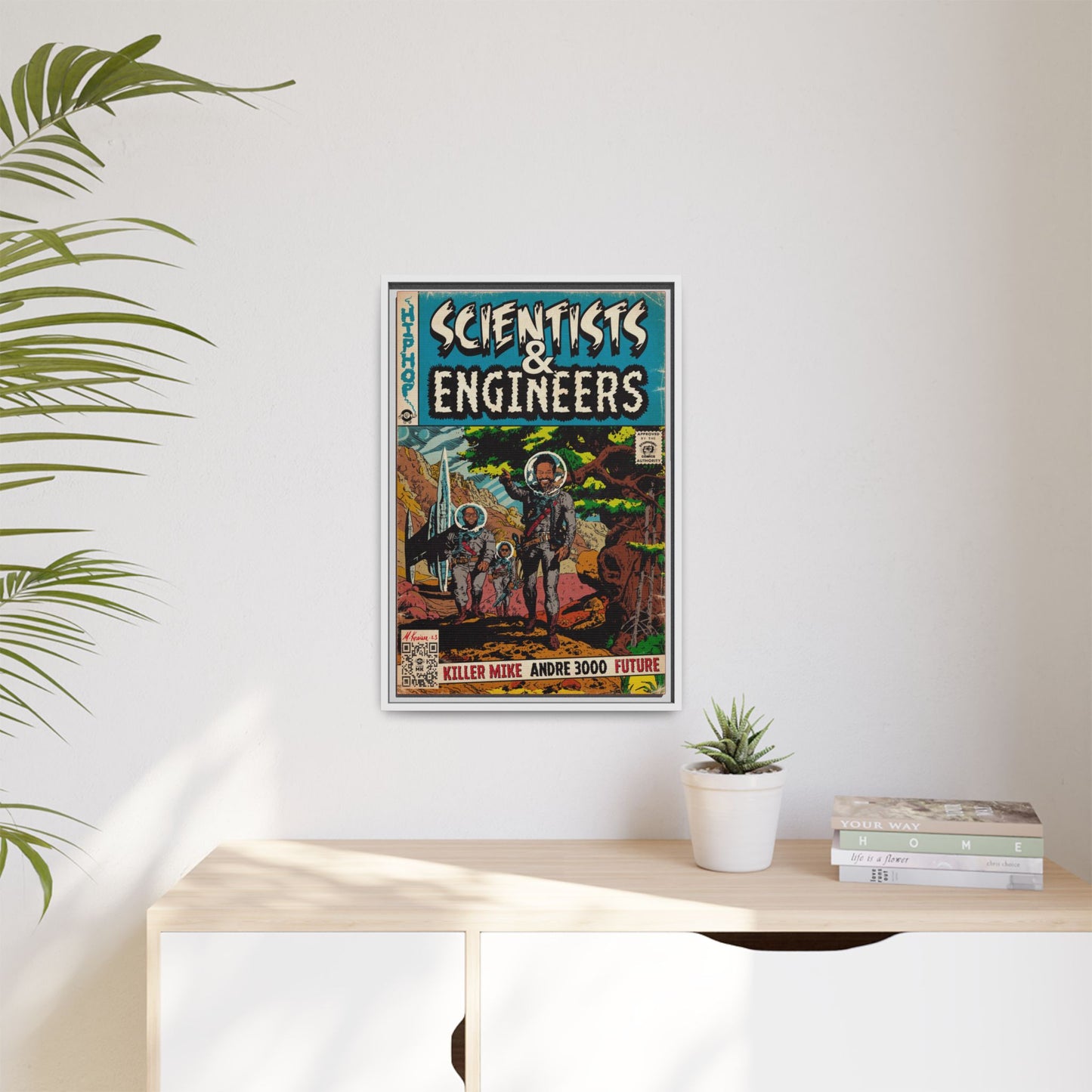 Killer Mike - Scientists & Engineers - Andre 3000 - Future - Gallery Canvas Wraps, Vertical Frame