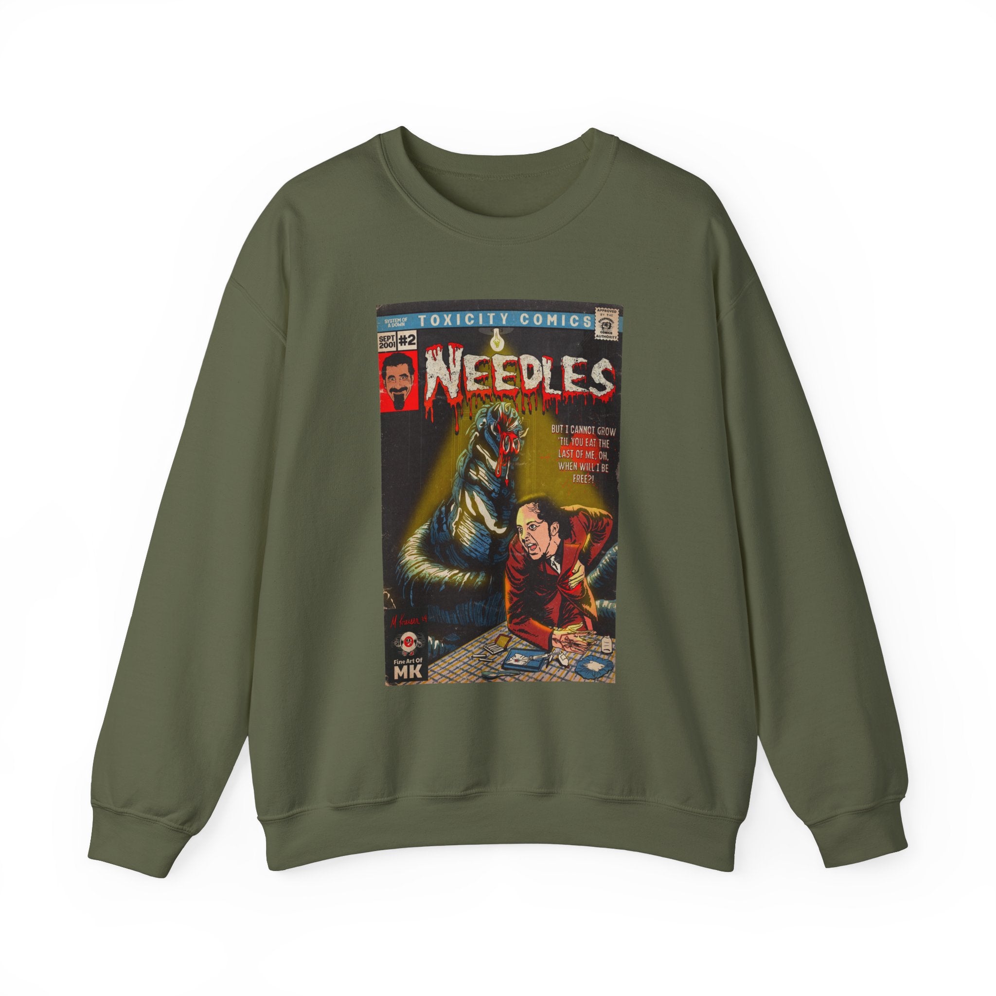 Needles - Unisex Heavy Blend™ Crewneck Sweatshirt