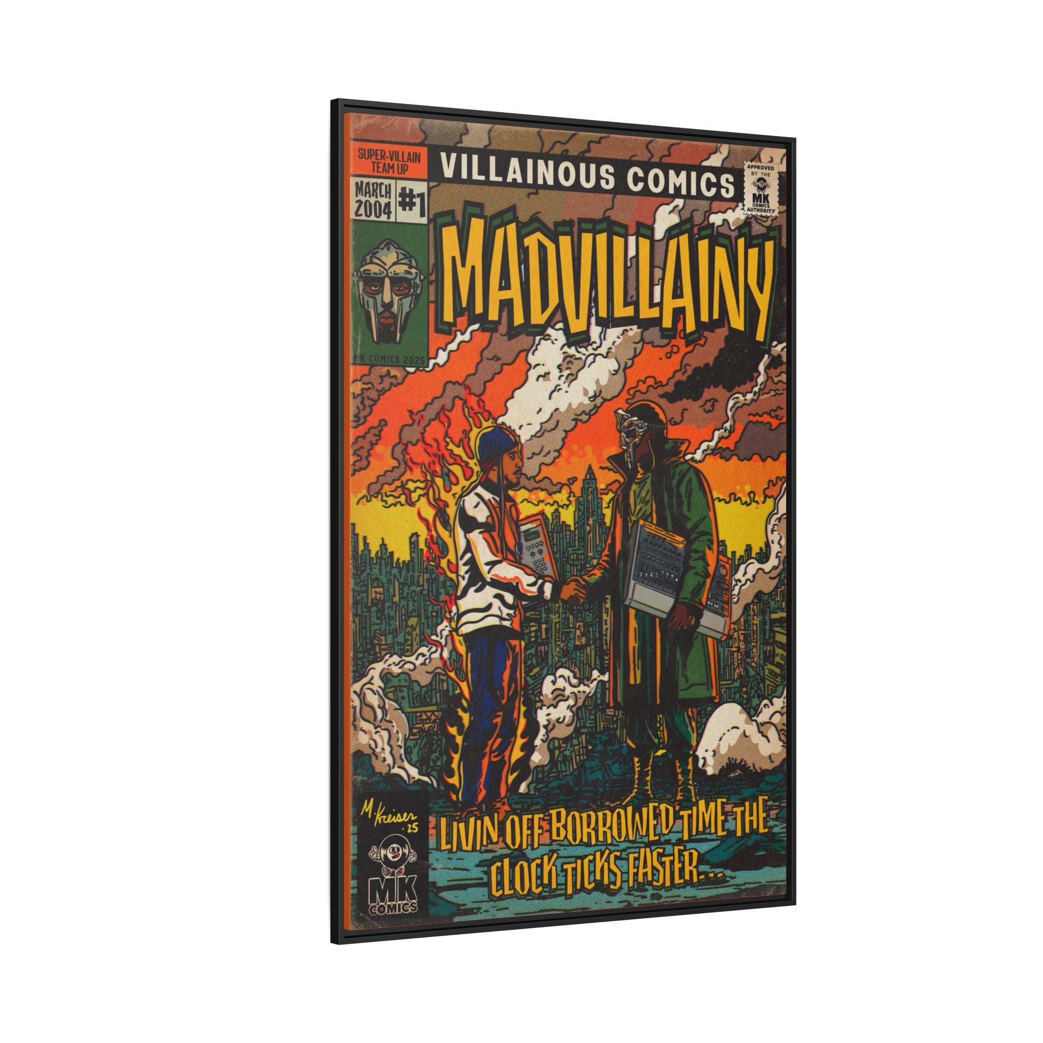 Madvillainy - Matte Canvas, Framed (Multi-color)