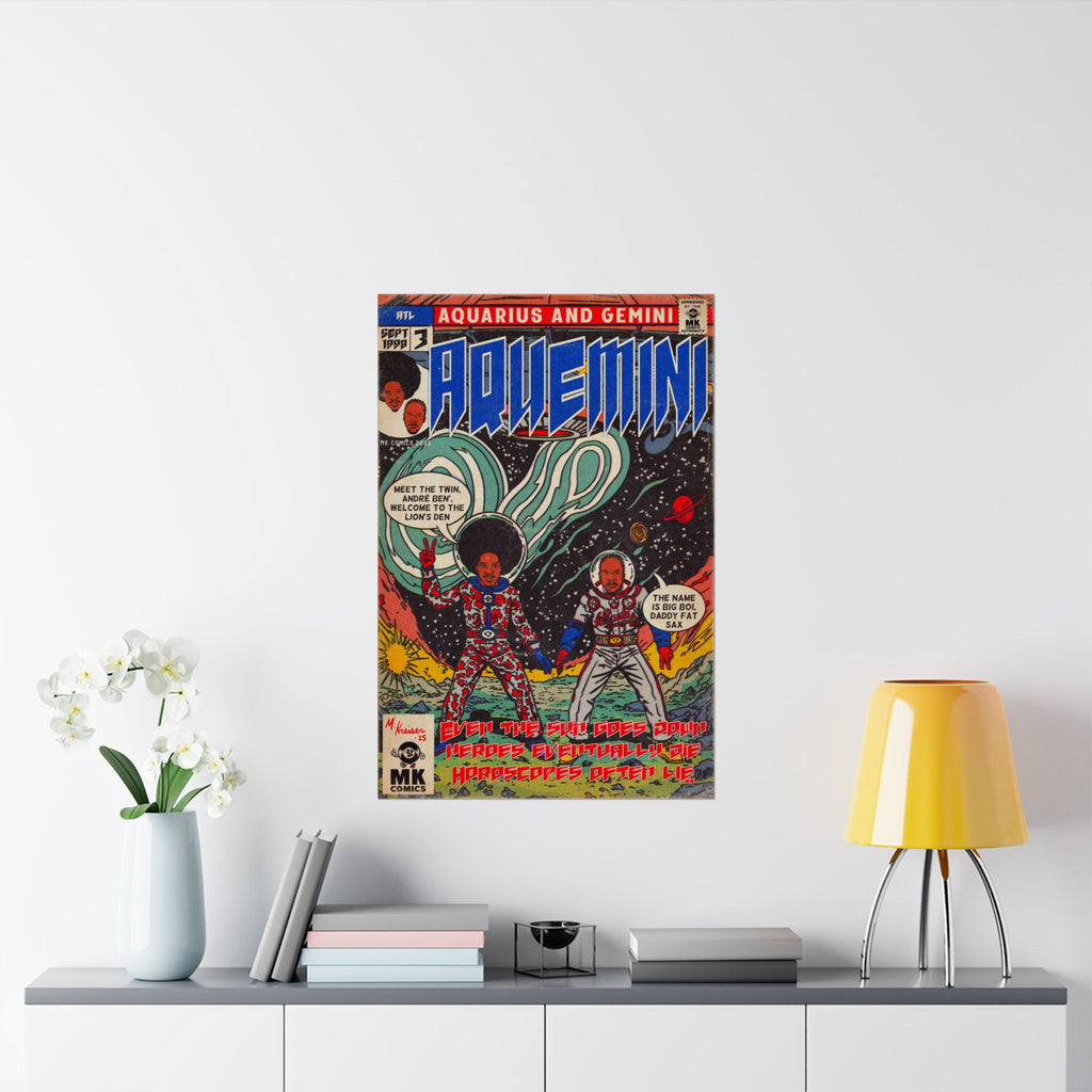 Aquemini - Comic Book Art - Matte Vertical Posters