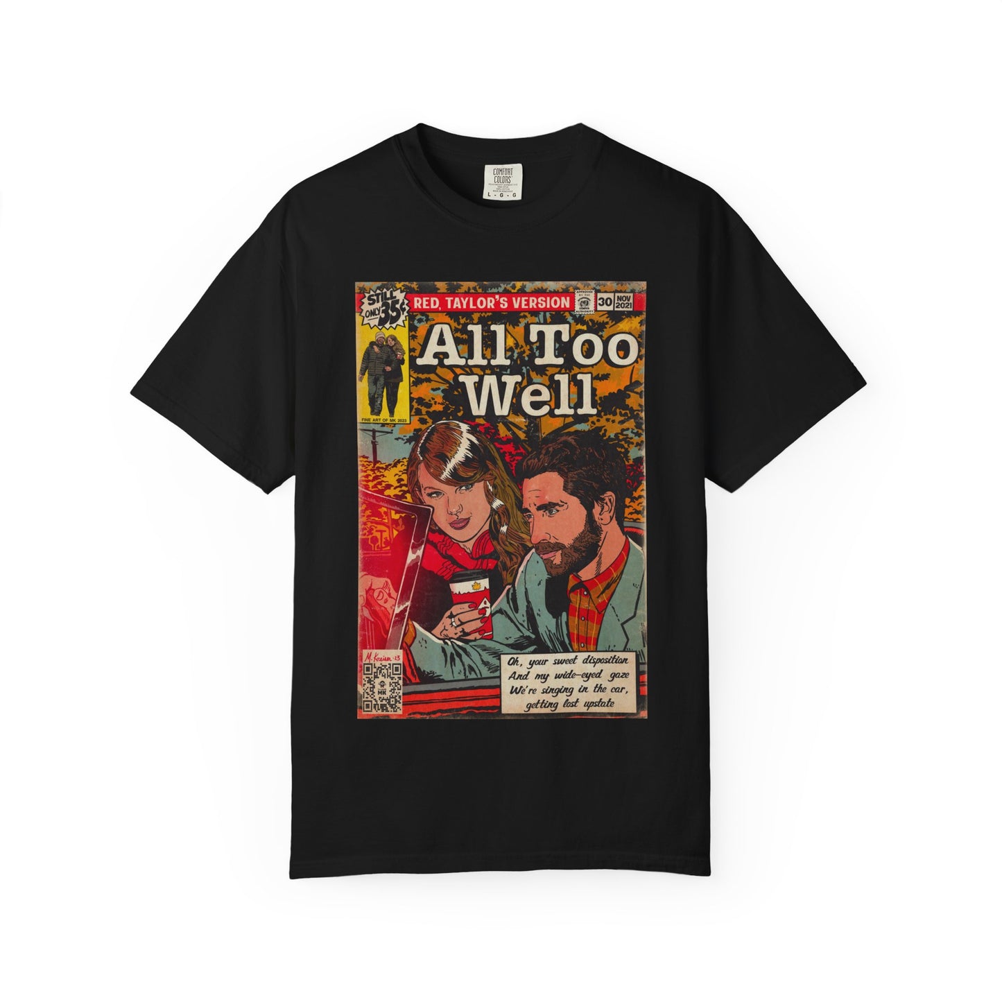 Taylor Swift - All Too Well - Unisex Comfort Colors T-shirt