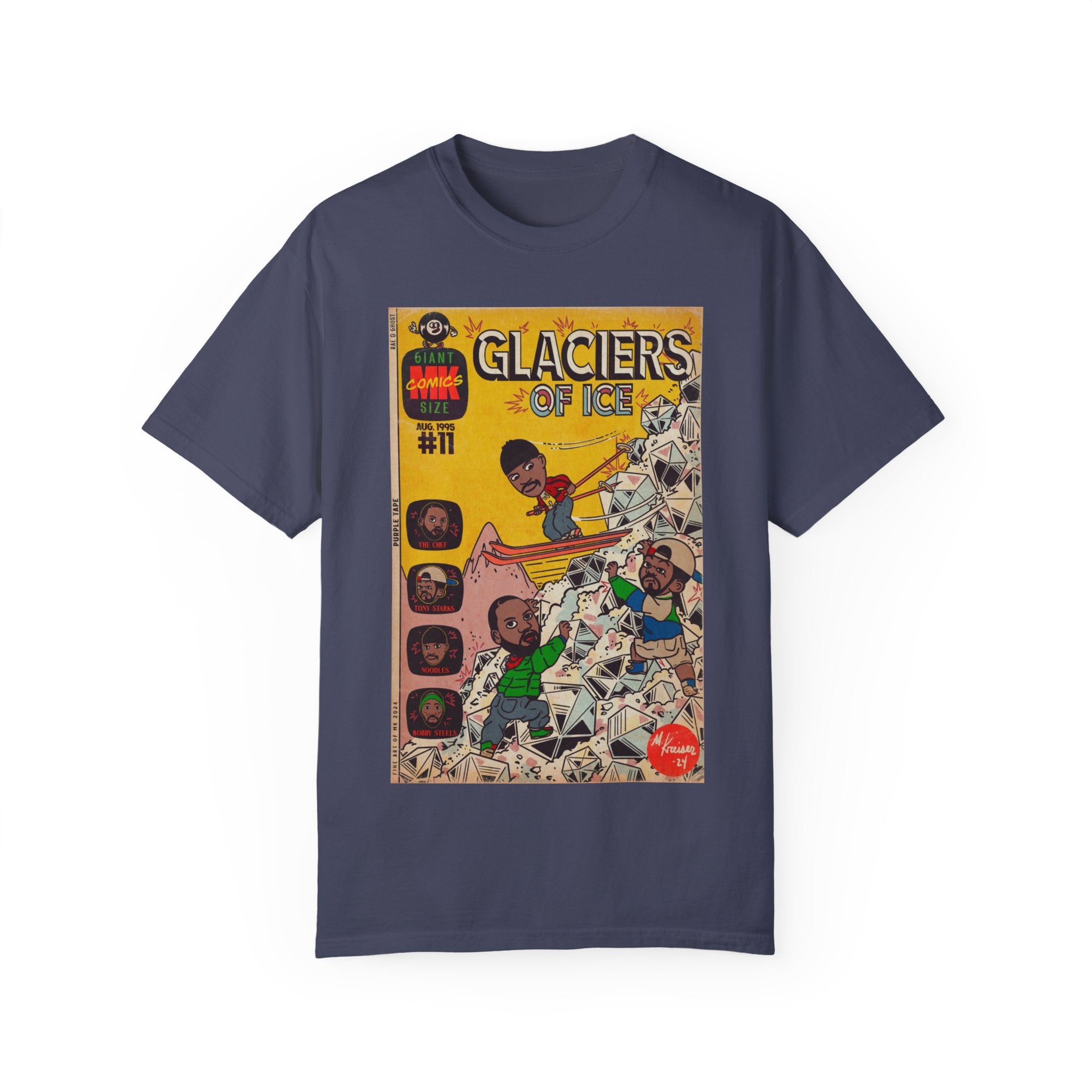 Glaciers of Ice - Unisex Comfort Colors T-shirt