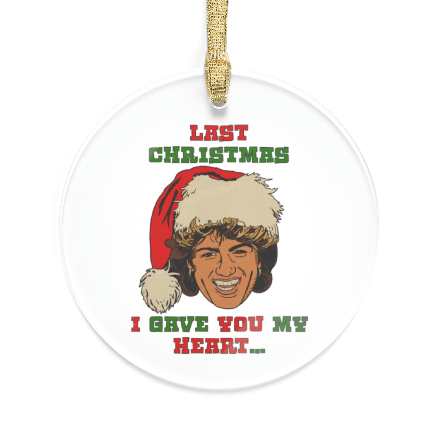 George Michael - WHAM Christmas - Acrylic Ornaments