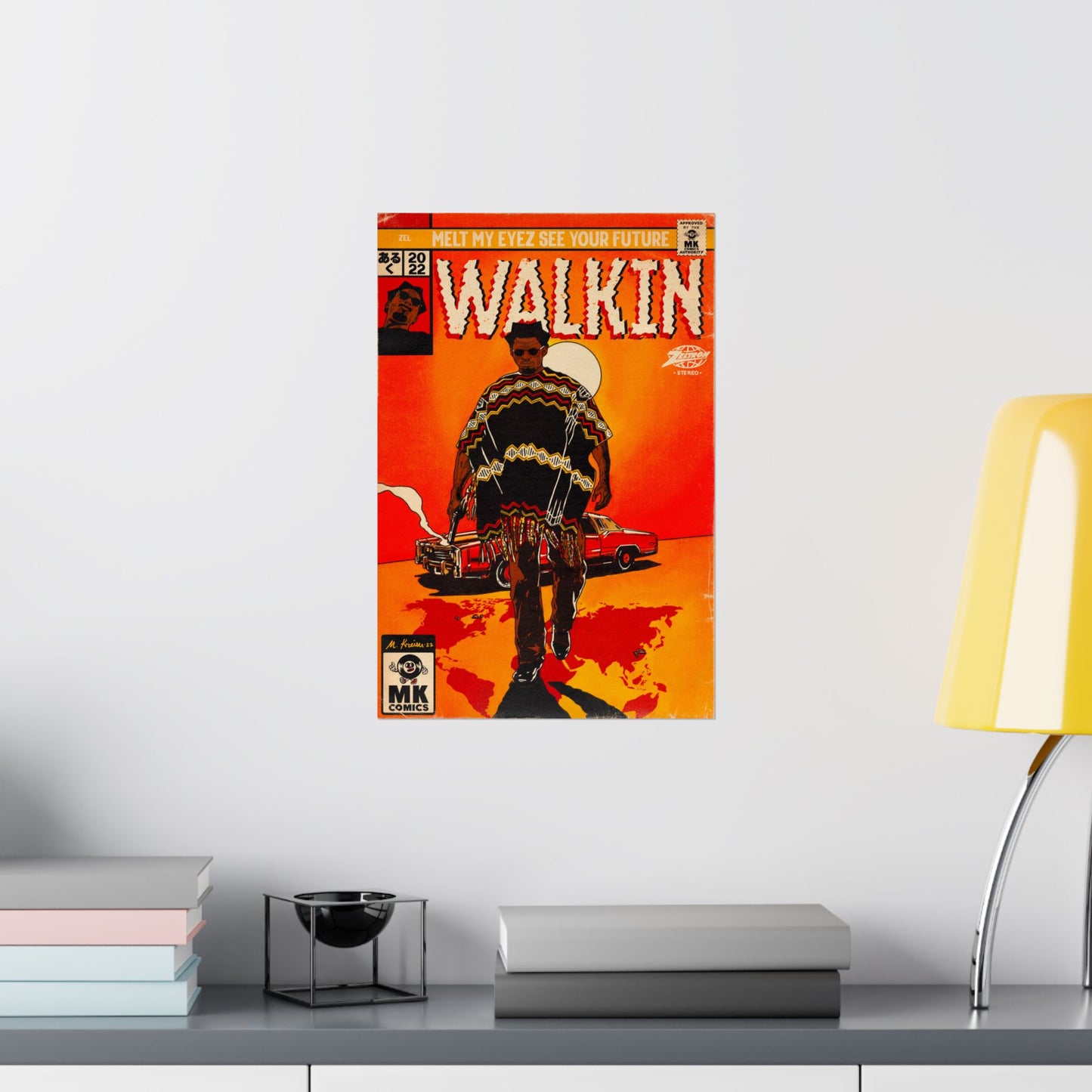 Walkin’ - Vertical Matte Posters