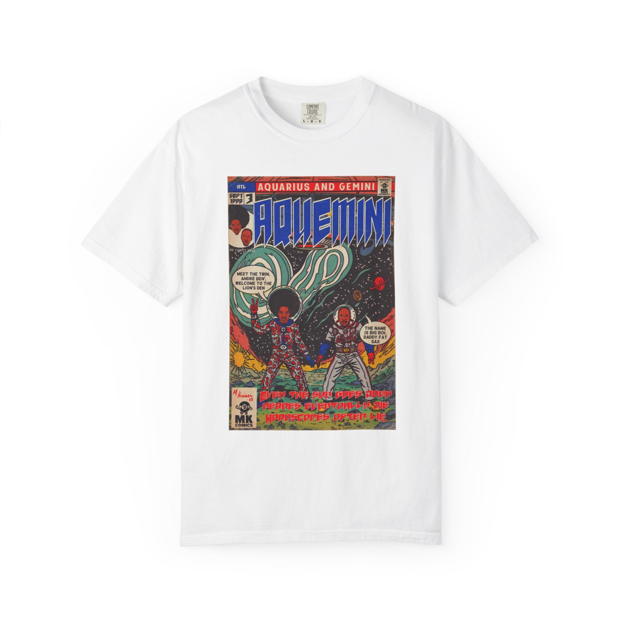 Aquemini - Comic Book Art - Unisex Comfort Colors T-shirt