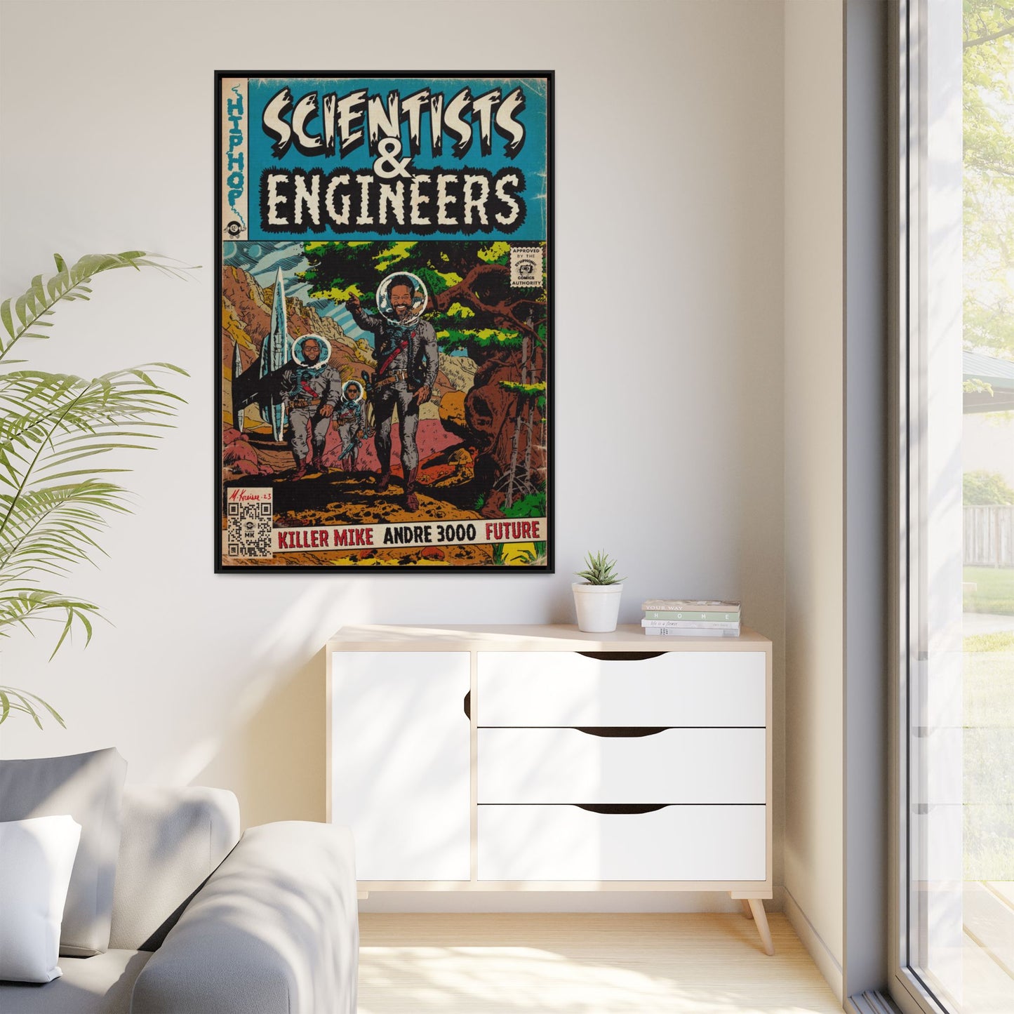 Killer Mike - Scientists & Engineers - Andre 3000 - Future - Gallery Canvas Wraps, Vertical Frame