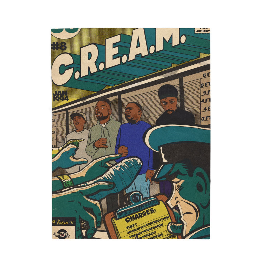 C.R.E.A.M - Velveteen Plush Blanket