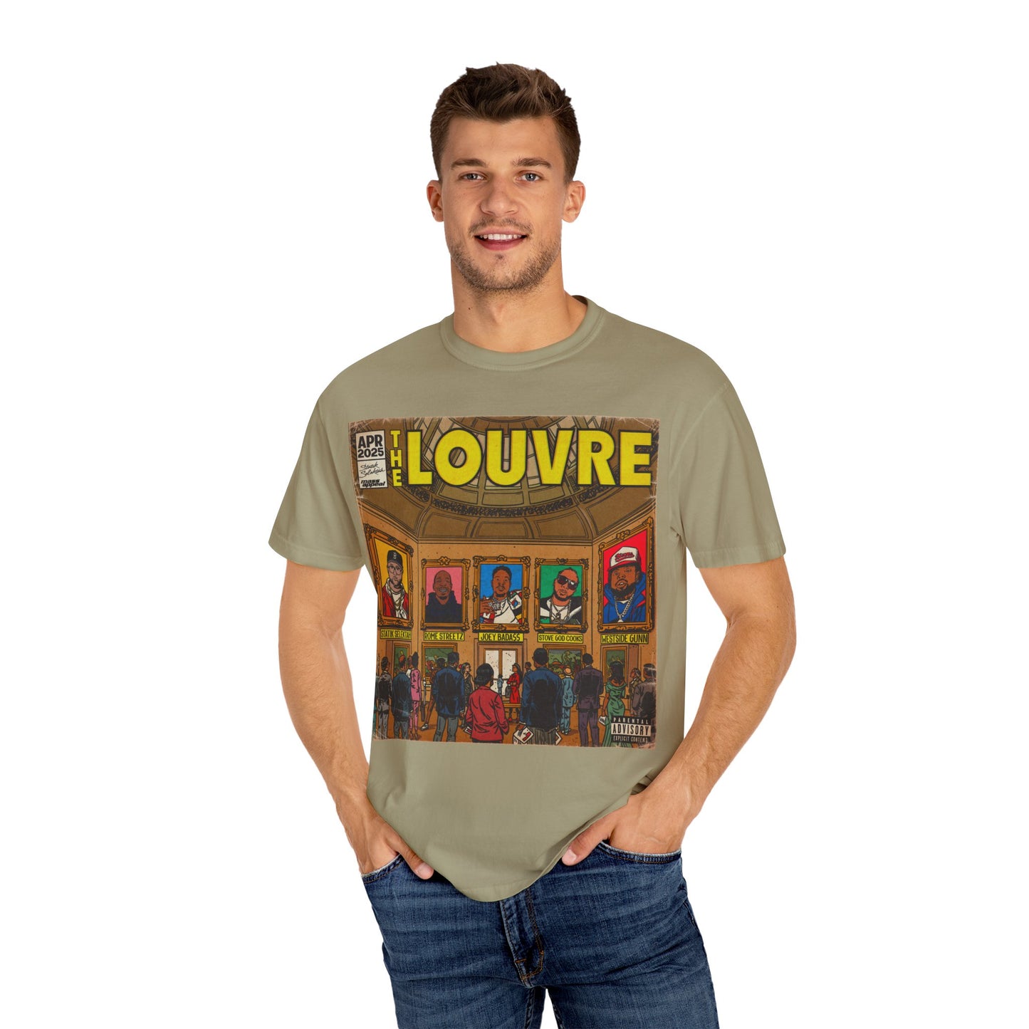 The Louvre - Statik Selektah & MK Collab - Unisex Comfort Colors T-shirt