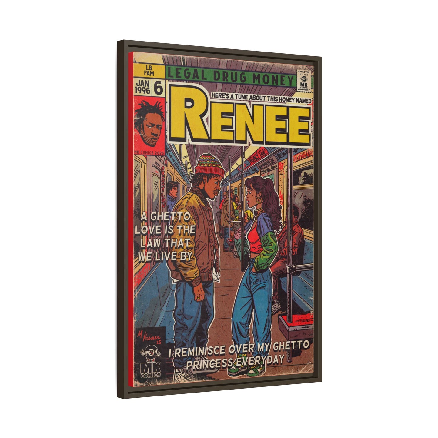 Lost Boyz - Renee - Matte Canvas, Framed (Multi-color)