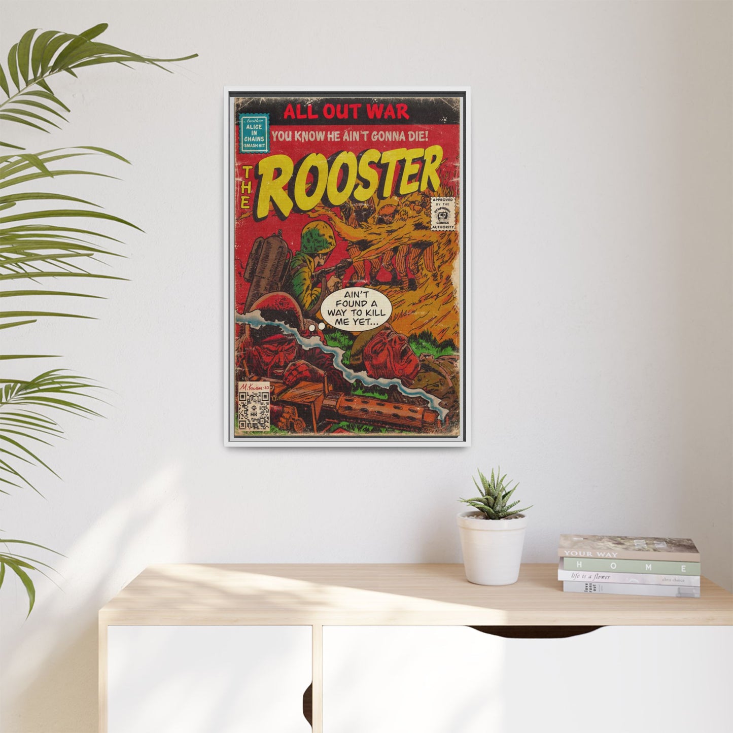 Alice In Chains - Rooster - Gallery Canvas Wraps, Vertical Frame