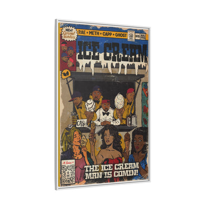 Raekwon- Ice Cream - Gallery Canvas Wraps, Vertical Frame
