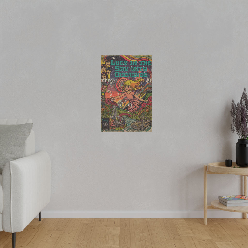 Lucy in the Sky with Diamonds - Matte Canvas, Stretched, 0.75" (Multi-Size)