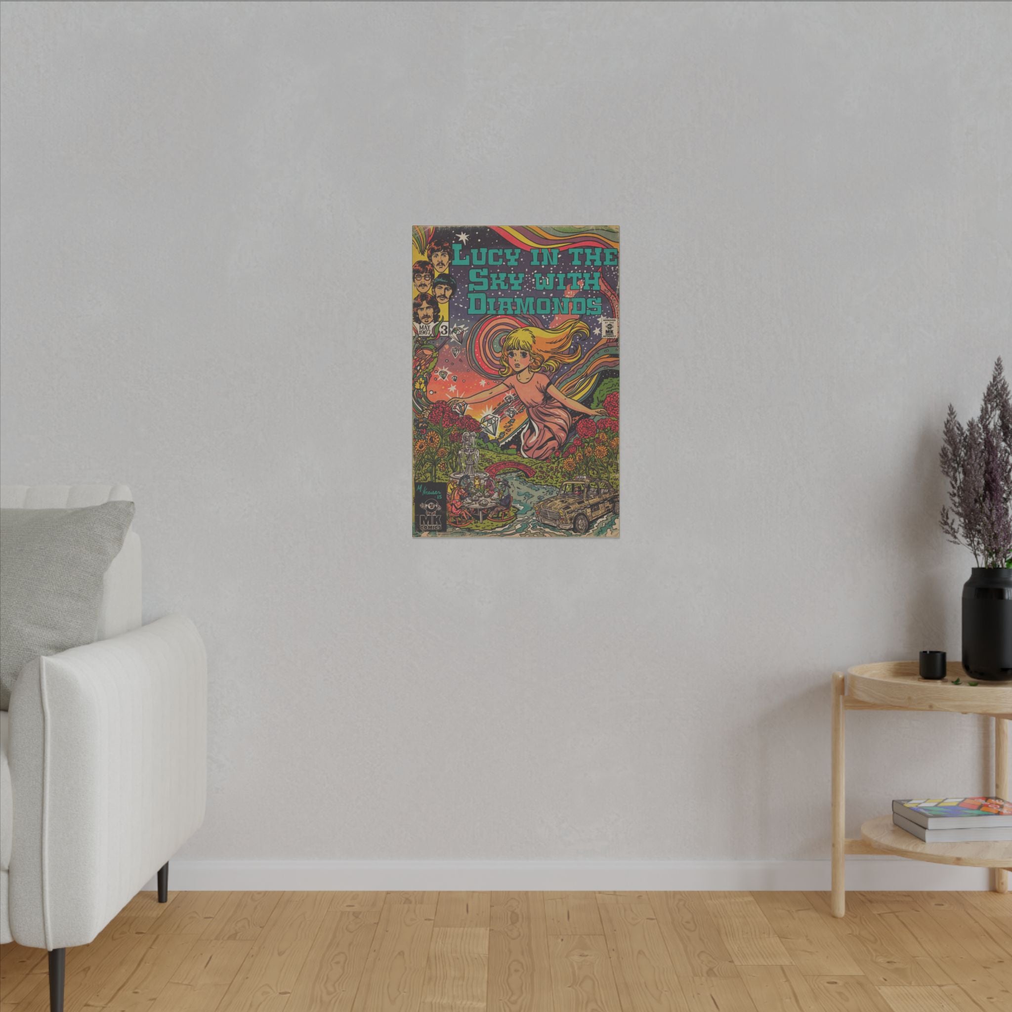 Lucy in the Sky with Diamonds - Matte Canvas, Stretched, 0.75" (Multi-Size)