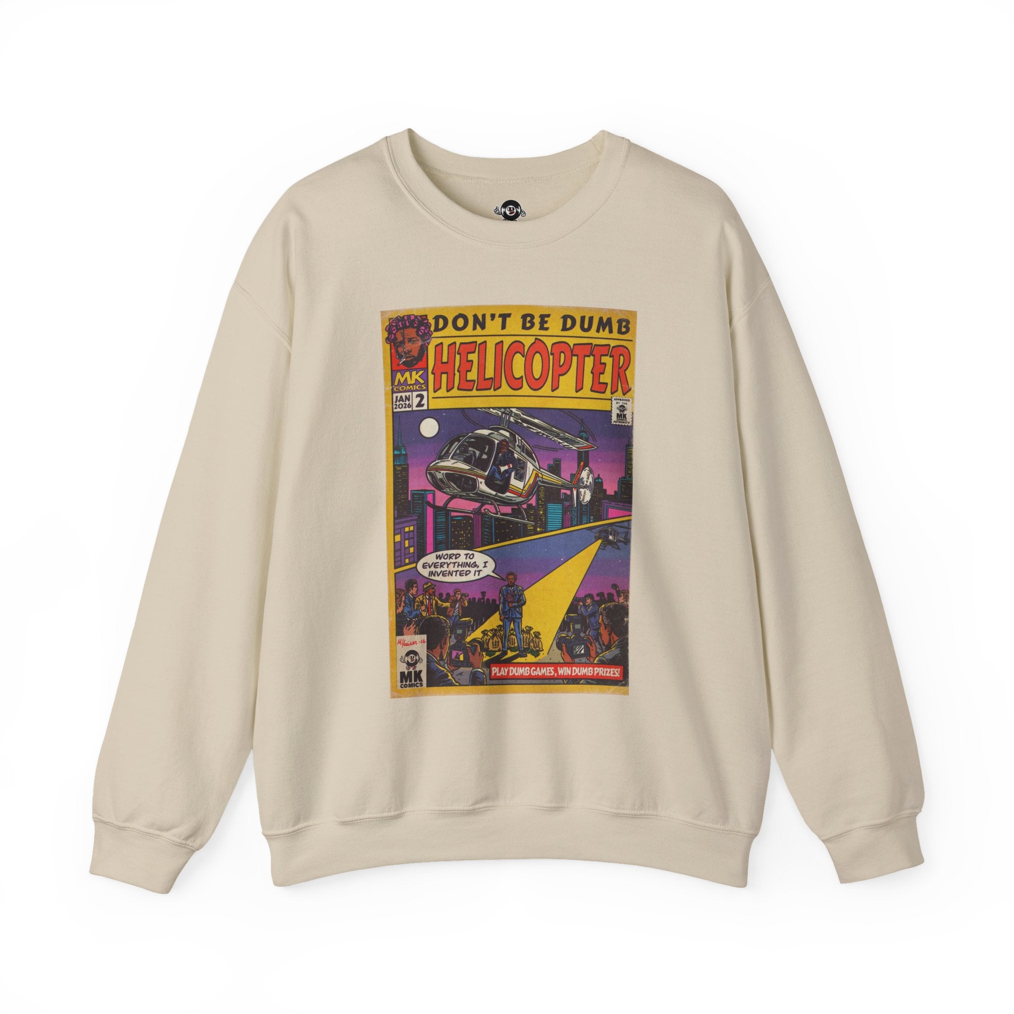 Helicopter - Unisex Heavy Blend™ Crewneck Sweatshirt