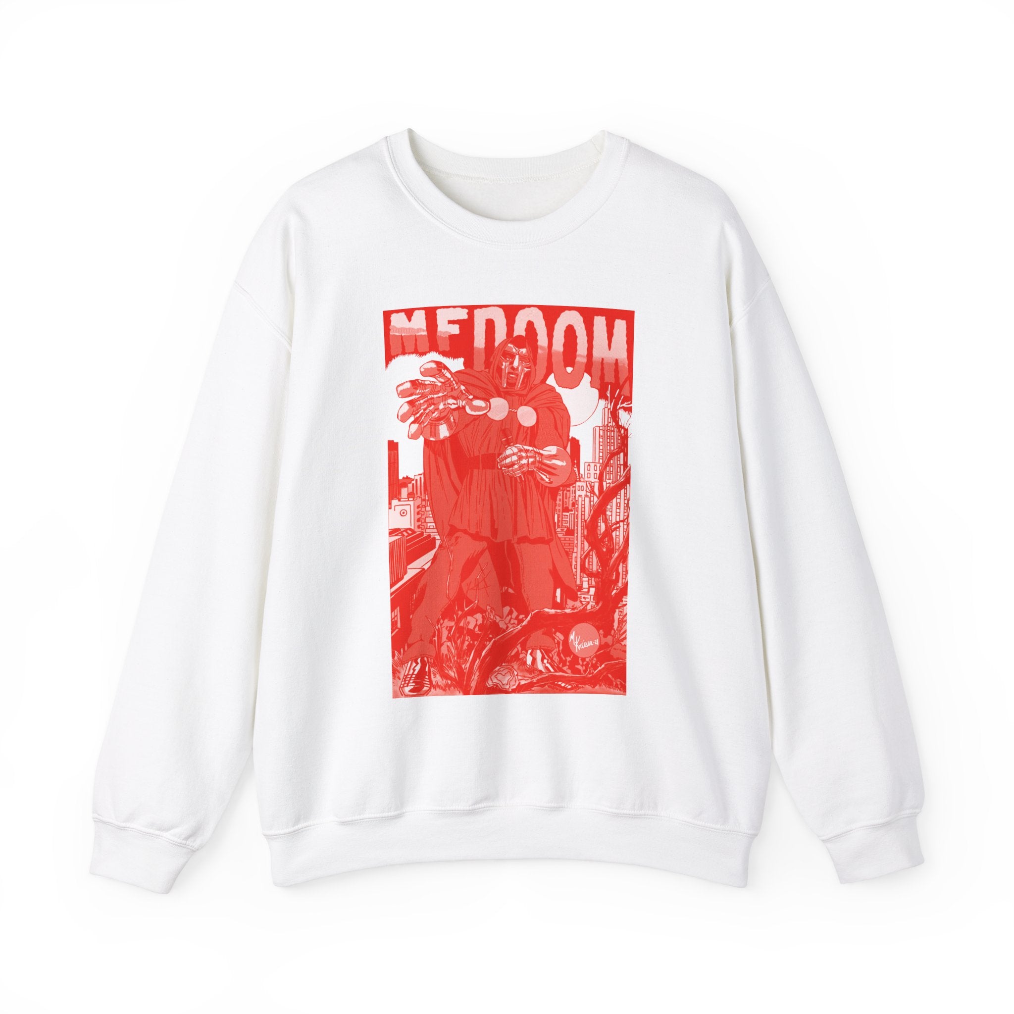 DOOM - Comic Book Art - RED VARIANT - Unisex Heavy Blend™ Crewneck Sweatshirt