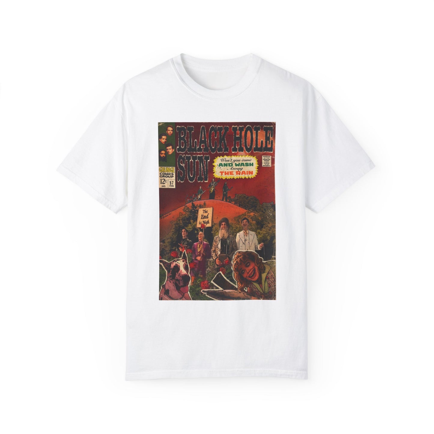 Soundgarden - Black Hole Sun - Unisex Comfort Color T-shirt
