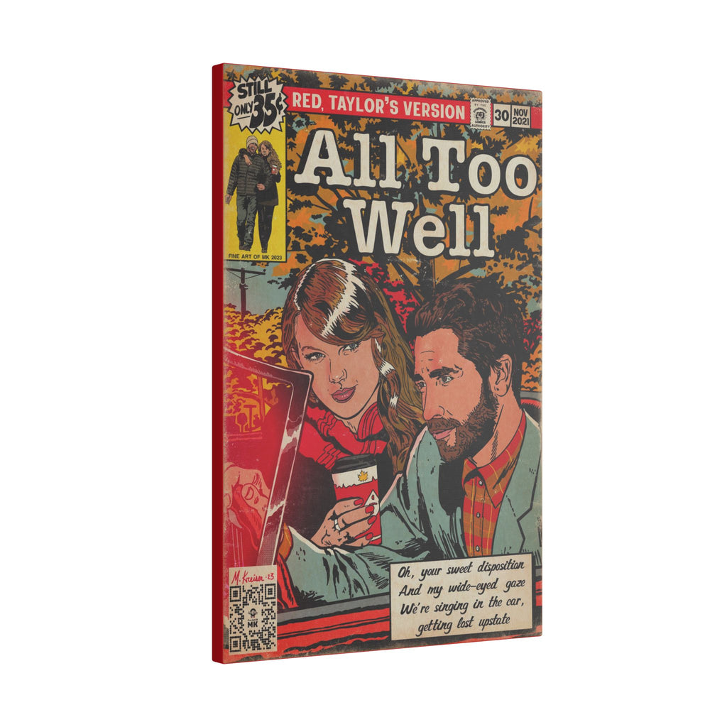 All Too Well - Matte Canvas, Stretched, 0.75"