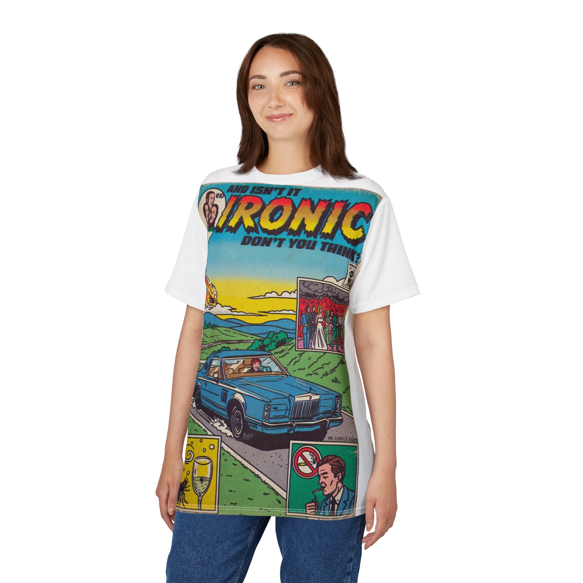 Ironic - Unisex Cut & Sew Tee (AOP)