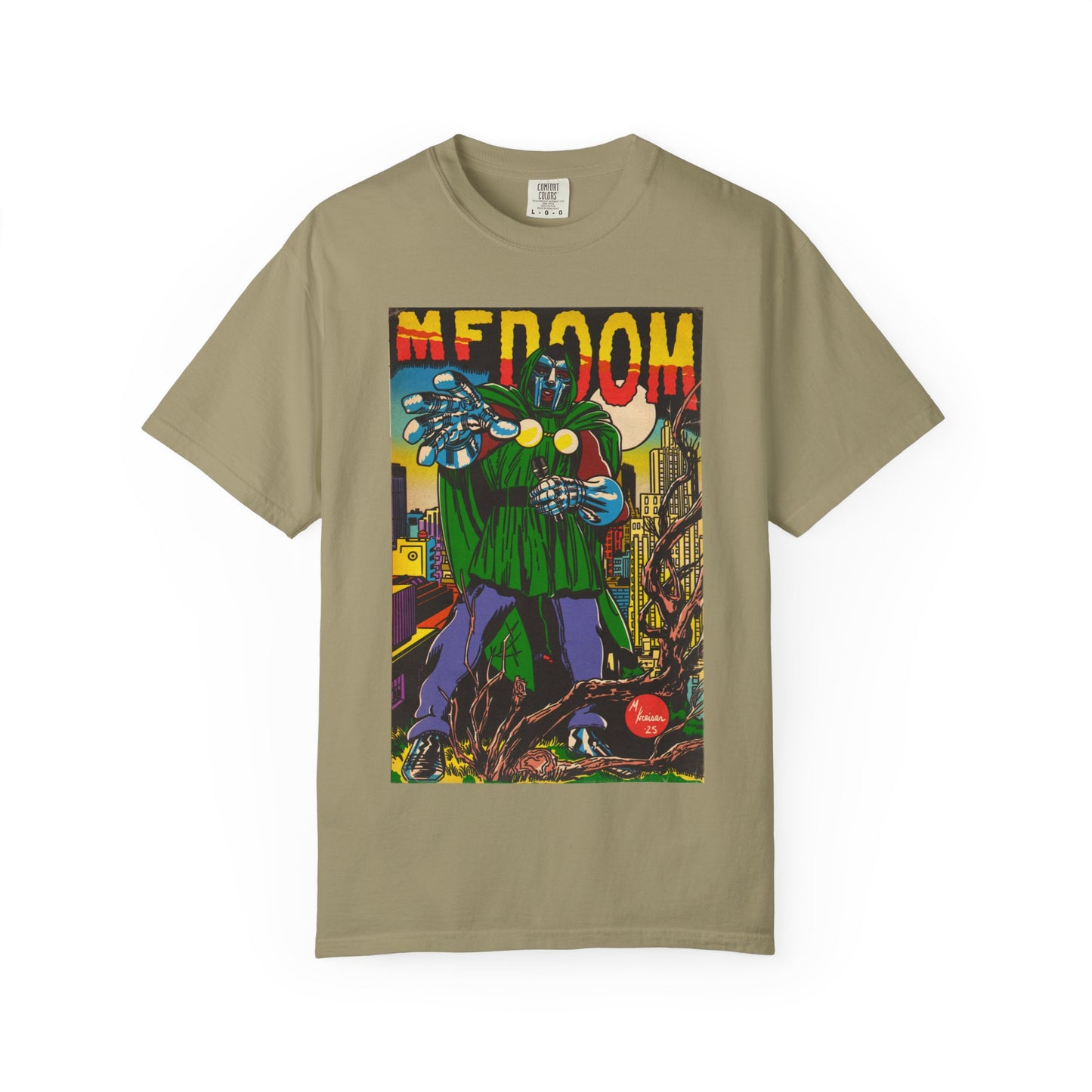 DOOM Comic Book Art - Unisex Comfort Colors T-shirt