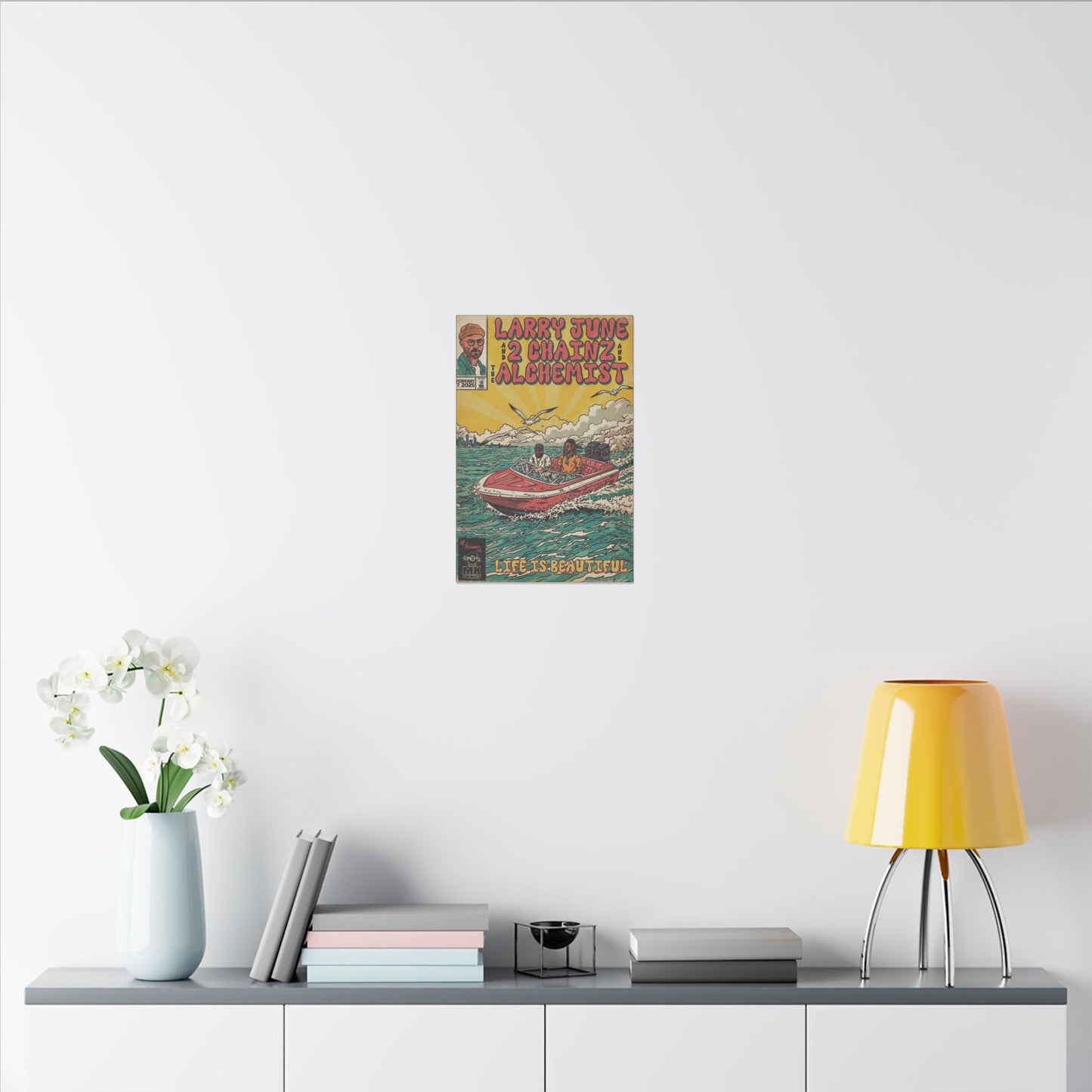 Life is Beautiful - June, Chainz, Alchemist - Matte Canvas, Stretched, 0.75" (Multi-Size)