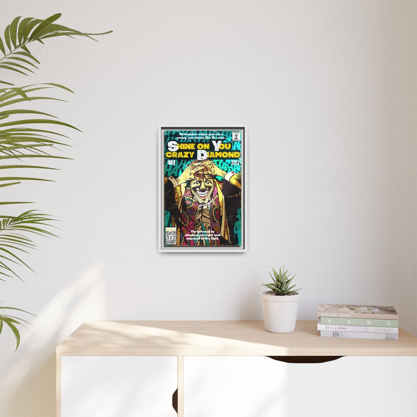 Pink Floyd - Shine on You crazy Diamond -  Gallery Canvas Wraps, Vertical Frame
