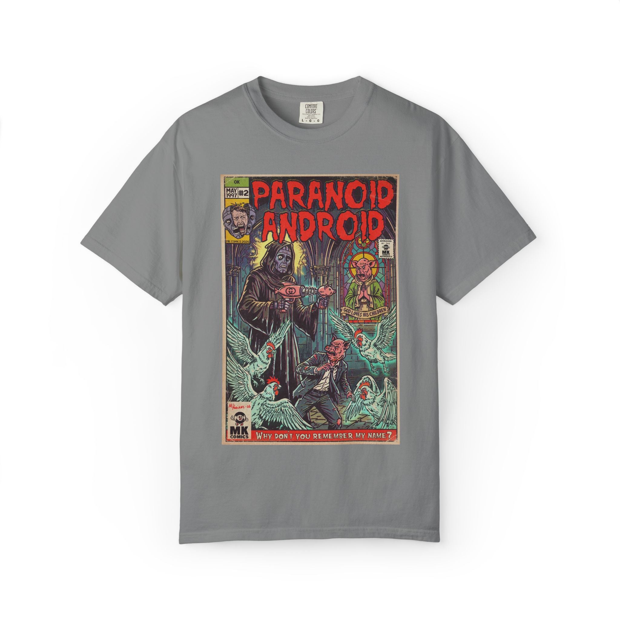 Paranoid Android - Unisex Comfort Colors T-shirt