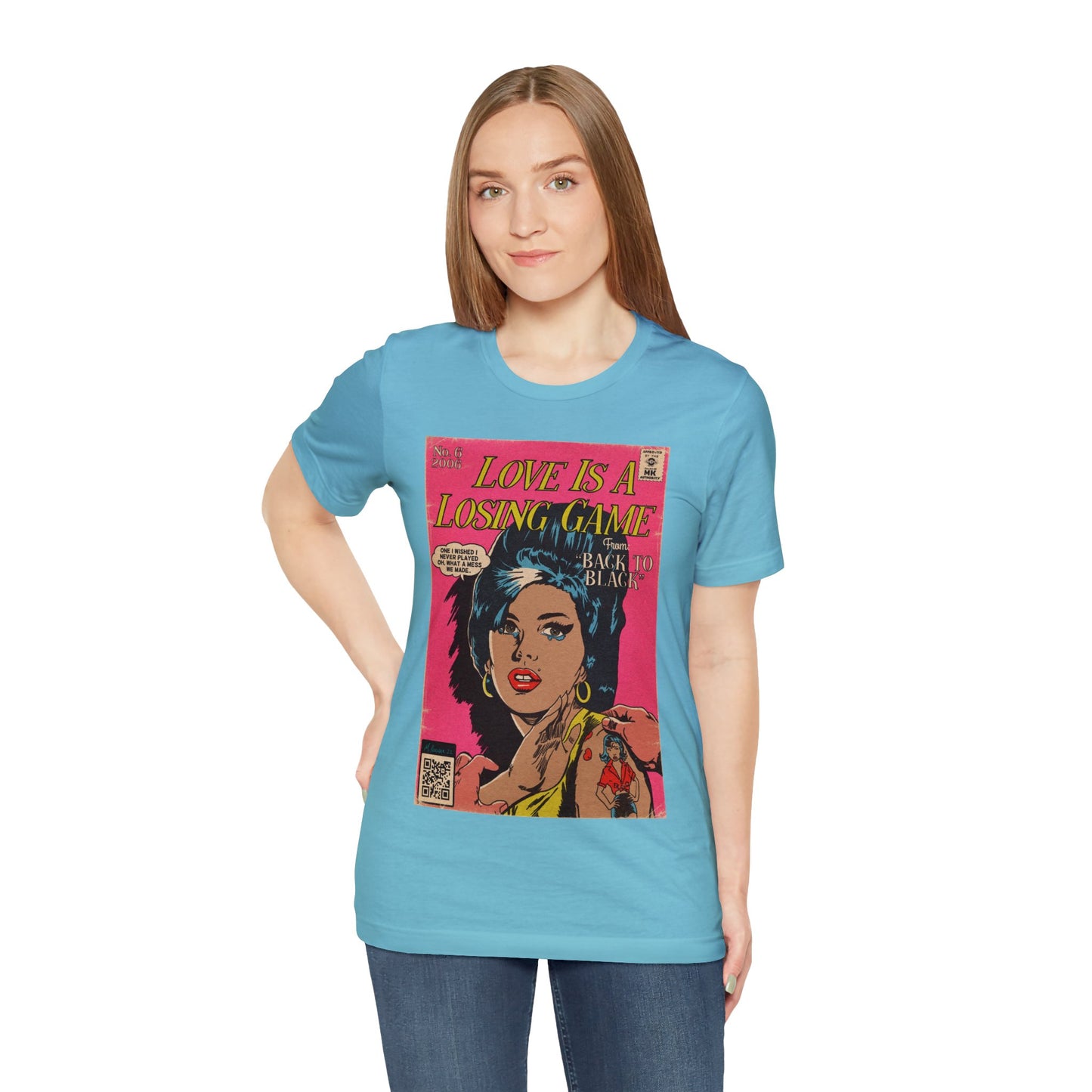 Amy Winehouse - Love Is A Losing Game - Unisex Jersey Short Sleeve Tee